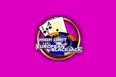 High limit european blackjack