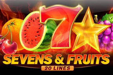 Sevens & fruits: 20 lines