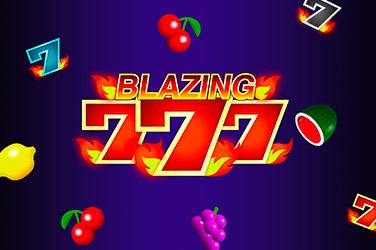 Blazing 777 Slot Demo Gratis