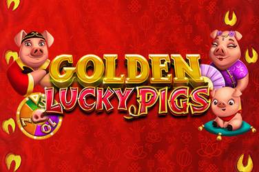 Golden lucky pigs