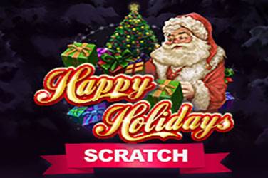 Happy holidays scratch logo