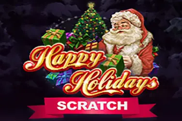 Happy holidays scratch