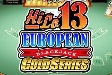 Hilo 13 european blackjack gold