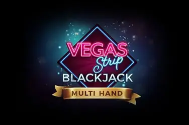 Blackjack no strip de vegas com várias mãos