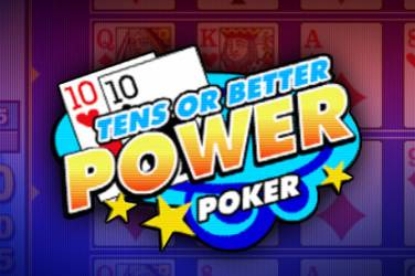 Tens or better 4 play power poker
