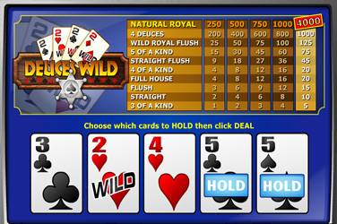 Deuces Wild MH Poker