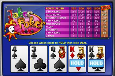 Play free joker poker