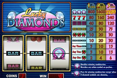 Lucky diamonds slot