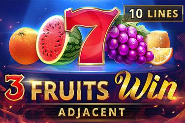 3 fruits win: 10 lines Slot