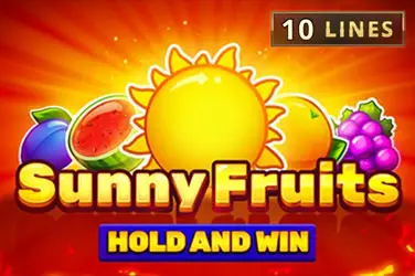 Sunny fruits: hold and win